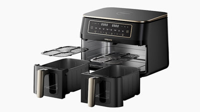 Air Fryer DZ30 teplovzdušná parná fritéza, čierna